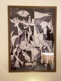 Poster stile Guernica con cornice 50x70