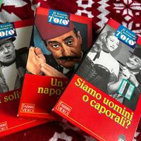 Tris videocassette VHS Totò