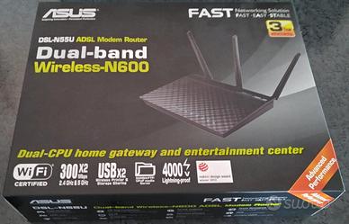 ASUS DSL-N55U router wireless Gigabit Ethernet Dua