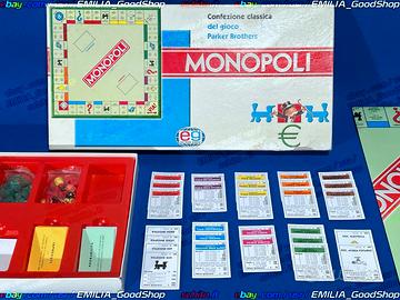 Gioco da Tavolo MONOPOLI ORGINALE YEAR 2003 EURO