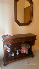 Consolle da ingresso classica in legno