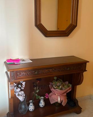 Consolle da ingresso classica in legno