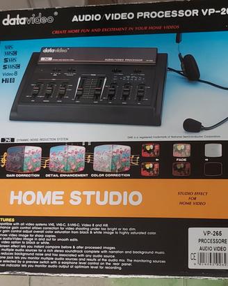 Processore Dati Audio/Video Home Studio Vp-265