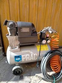 compressore con pistola e prolunga