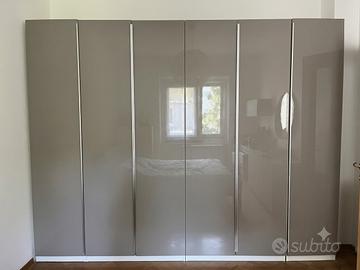 Armadio IKEA PAX 6 ante lucide Beige