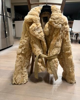 Pellicciotto conbipel lapin color miele