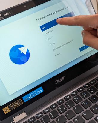 Acer Notebook con Touchscreen Windows 11