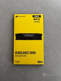 CORSAIR VENGEANCE DDR5 RAM 64GB (2x32GB) 5600 CL40