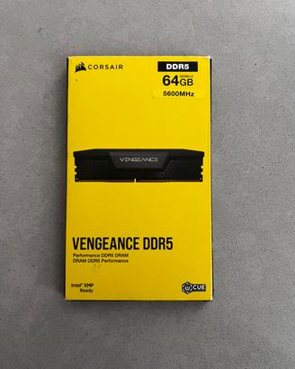 CORSAIR VENGEANCE DDR5 RAM 64GB (2x32GB) 5600 CL40