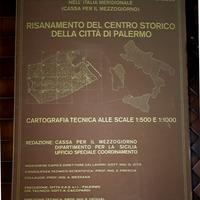 Risanamento centro Palermo CARTOGRAFIA 1985