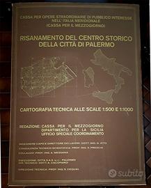 Risanamento centro Palermo CARTOGRAFIA 1985
