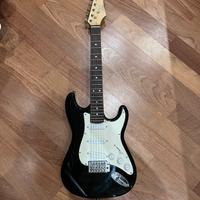 Chitarra elettrica eko s-100 3/4 nera