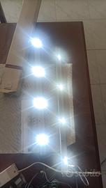  Led  4 luci il alluminio 