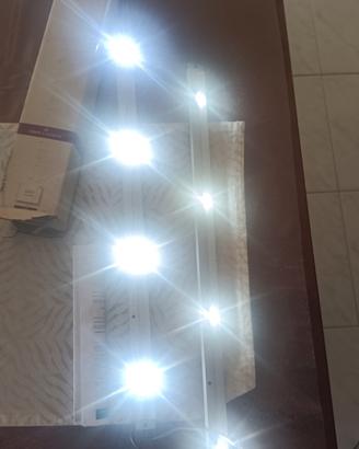  Led  4 luci il alluminio 