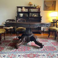 Tavolo pranzo ovale allungabile fine 800