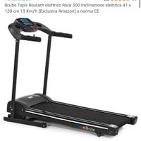 Tapis roulant elettrico race 300