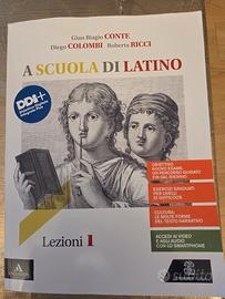 libro scolastico  "A scuola di latino" lezioni 1