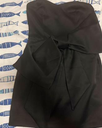 Vestito Corto con Fiocco