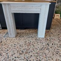 cornice caminetto finta in legno