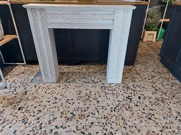 cornice caminetto finta in legno