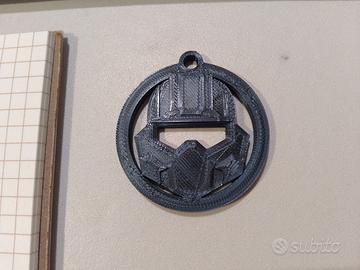 Medaglione Casco Helldivers (stampato 3D)