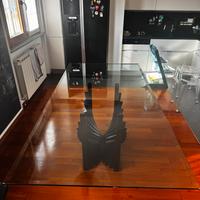 Tavolo Design in cristallo