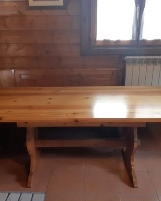 tavolo a fratino legno massello in pino