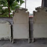 Coppia di letti singoli in ferro