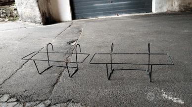   3 balconette in filo sottile e 2 in ferro