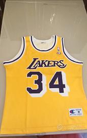 Canotta NBA Lakers di Shaquille O'Neal. Taglia M