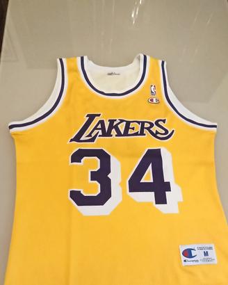 Canotta NBA Lakers di Shaquille O'Neal. Taglia M