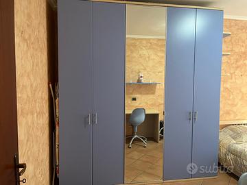 Cameretta moderna bambino/ragazzo (1 piazza e 1/2)