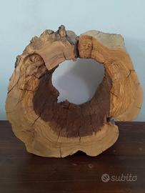 scultura in legno di ulivo 