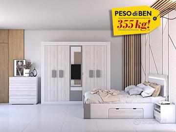 CON 2 CASSETTI E LUCI LED!