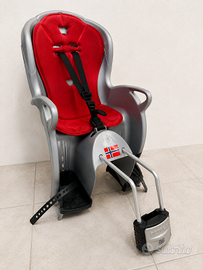 Seggiolino bici post. HAMAX KISS – Grigio/Rosso