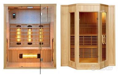 Sauna finlandese NUOVA infrarossi varie misure ret