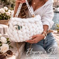 Borsa fatta a mano Marshmallow 