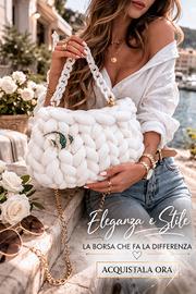 Borsa fatta a mano Marshmallow 