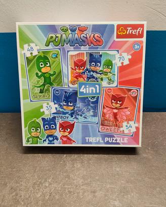 Puzzle PJ Masks 4 in 1 Trefl - Come nuovo 