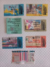 Set biglietti Cagliari Coppa Uefa 1993/1994
