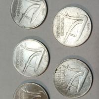 5 MONETE DA 10 LIRE 1952