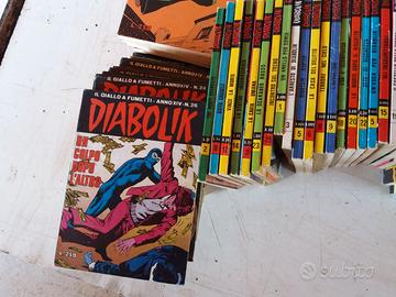 FUMETTI DIABOLIK COLLEZIONE ANNI 70 E 80