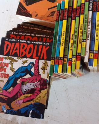 FUMETTI DIABOLIK COLLEZIONE ANNI 70 E 80
