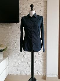 camicia donna blu