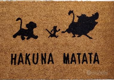 Zerbino in cocco “ il re leone “ Hakuna matata