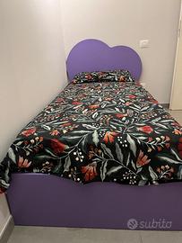 Letto singolo con cassetti bimba/ragazza