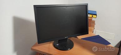 Monitor LCD 19 pollici, nero, marca ACER, 16:9