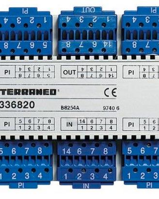 Terraneo Distributore video per impianti 8 fili in