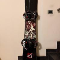 Tavola da snowboard  burton 156 + attacchi burton