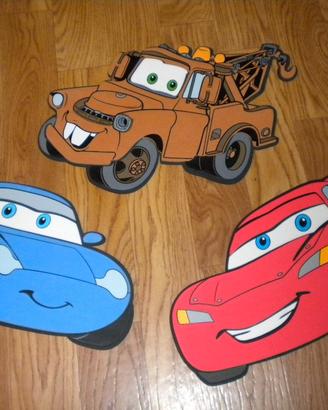 3 maxi-sticker DECOFUN Cars Disney PIXAR